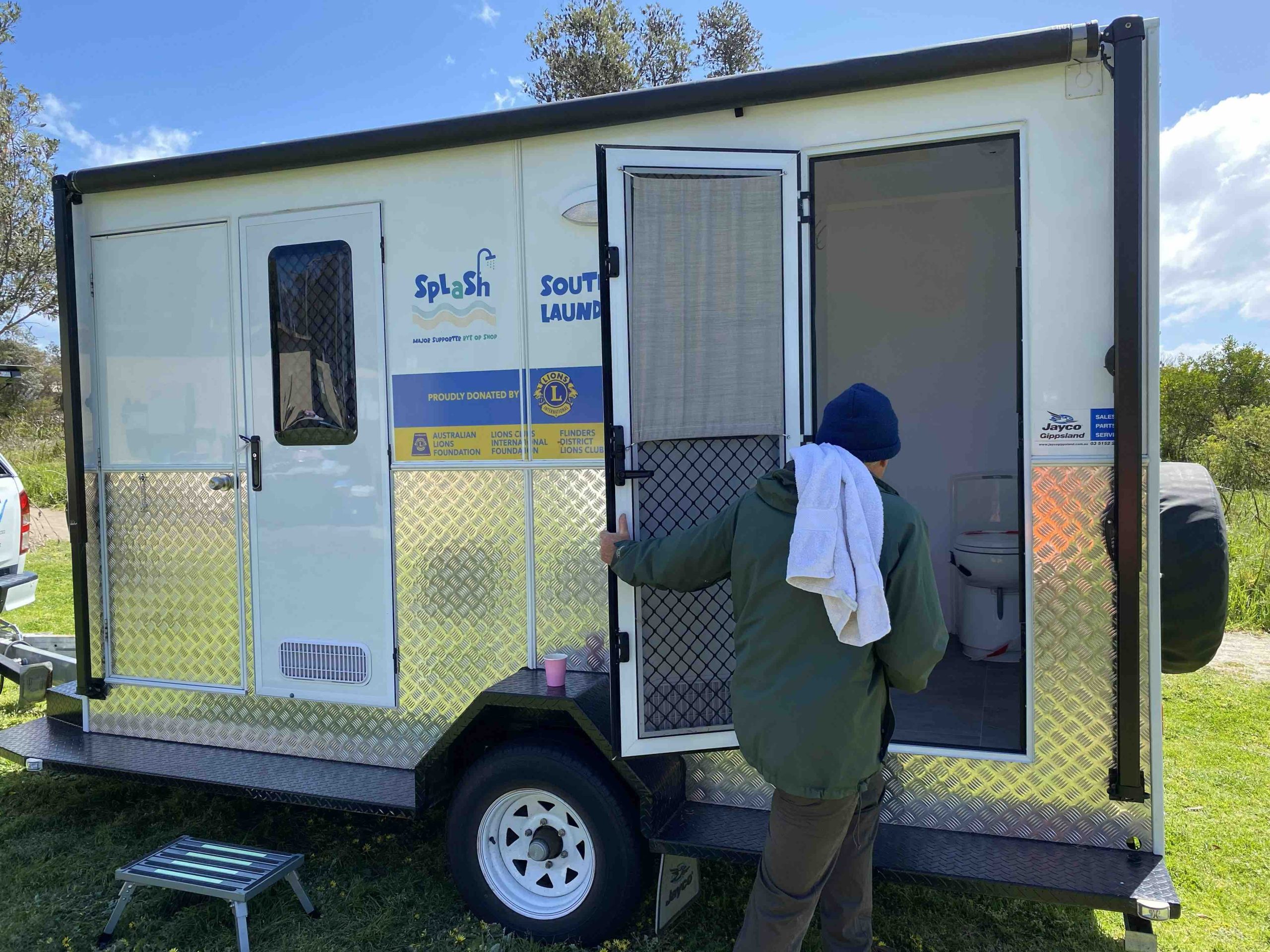 The SPLaSh mobile shower and laundry facility
